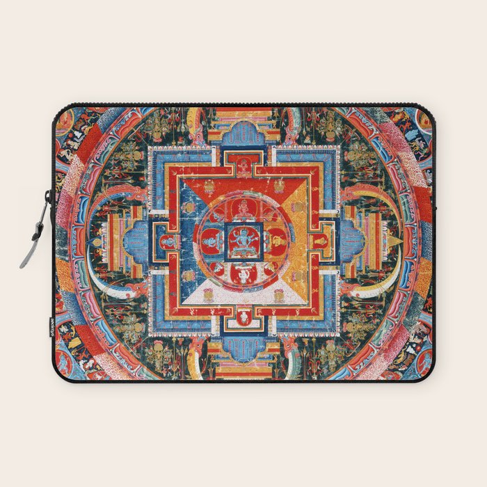 Mandala of Jnanadakini Tibetan Buddhism Laptop Sleeve Gallery Image 1