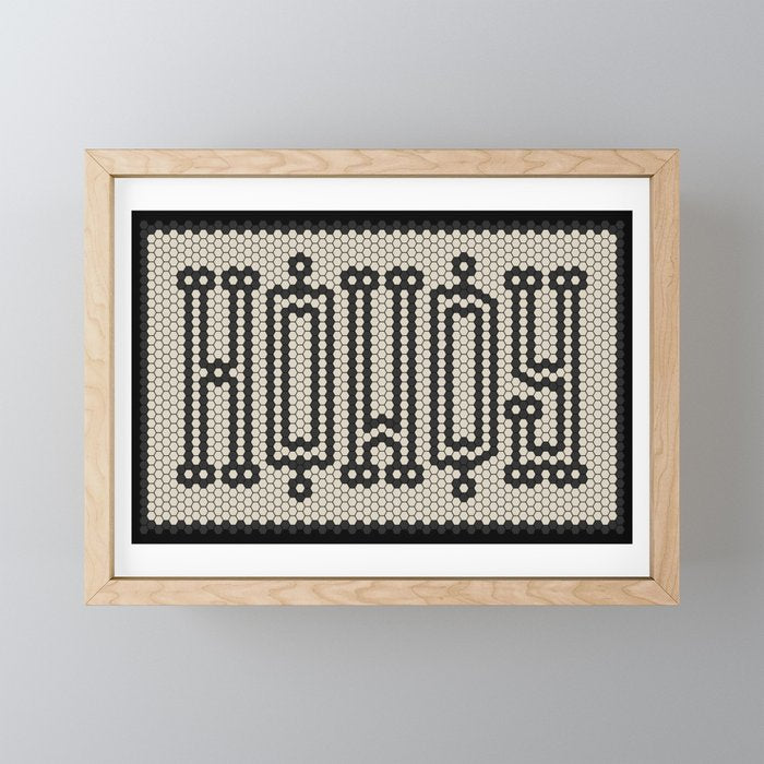 HOWDY Mini Art Print Gallery Image 1