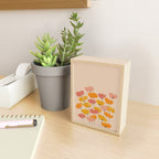 Summertime Flowers On Beige Mini Art Print Gallery Image 2