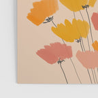 Summertime Flowers On Beige Poster Gallery Image 3