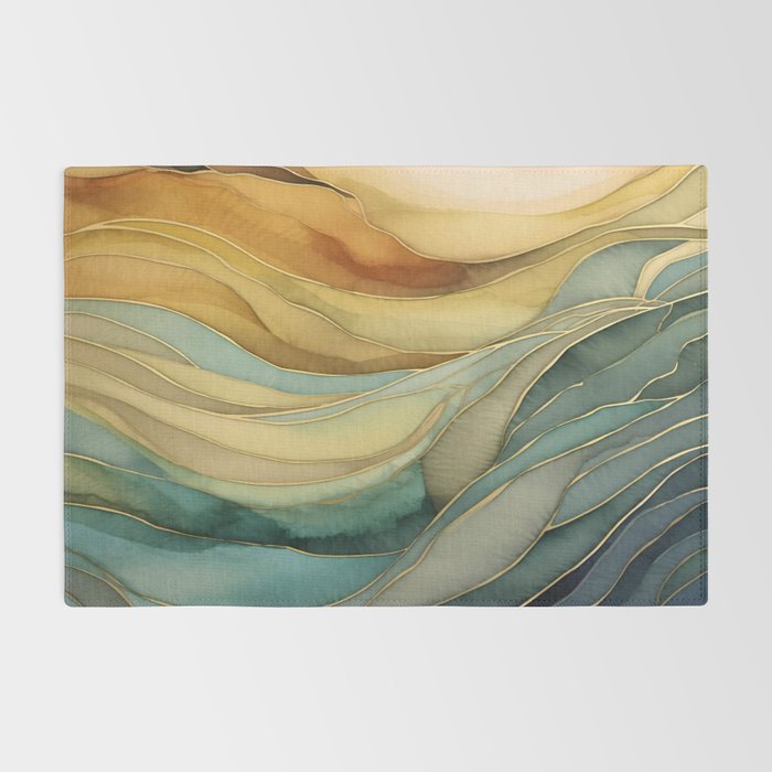 Landscape of Oceanic Rhythm Rug Gallery Image 2