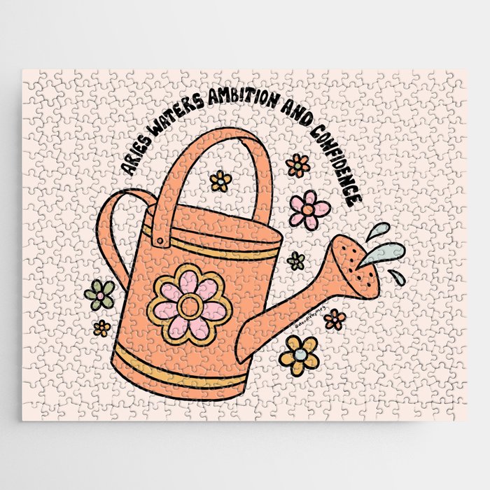 Aries Watering Can Jigsaw Puzzle