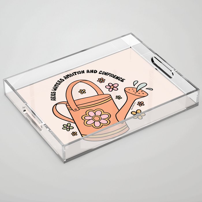 Aries Watering Can Acrylic Tray Gallery Image 1