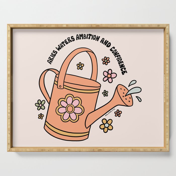 Aries Watering Can Serving Tray Gallery Image 1