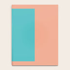 good vibrations // aqua and peach Notebook Gallery Image 4