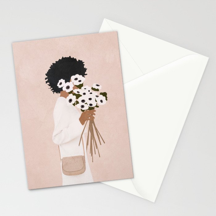 Bouquet of Flowers Stationery Card Gallery Image 2
