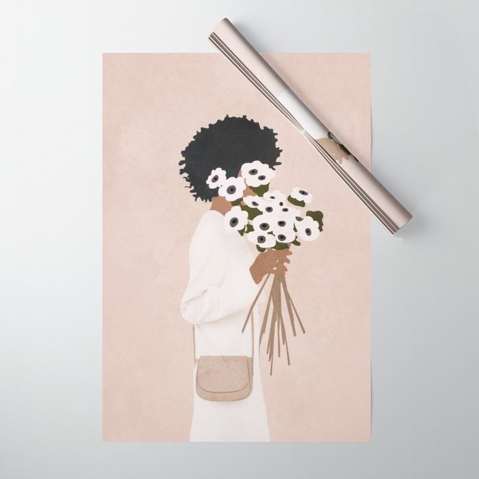Bouquet of Flowers Wrapping Paper Gallery Image 1
