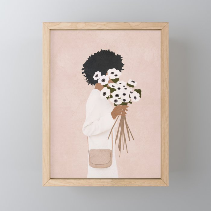 Bouquet of Flowers Mini Art Print Gallery Image 1