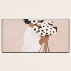 Bouquet of Flowers Desk Mat Gallery Image 3