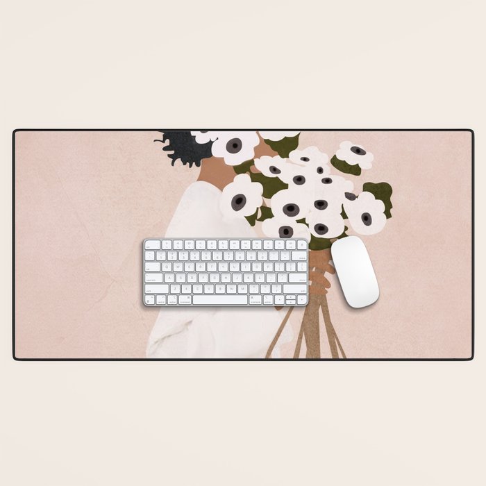Bouquet of Flowers Desk Mat Gallery Image 1