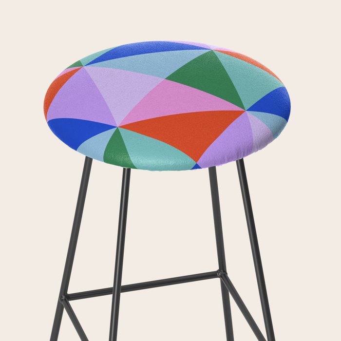 Kaleidoscope - brights Stool Gallery Image 2