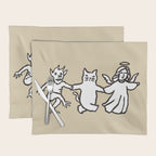 The angel and devil and cat Placemat Gallery Image 1