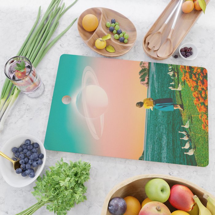 Watching Planets Cutting Board Gallery Image 2