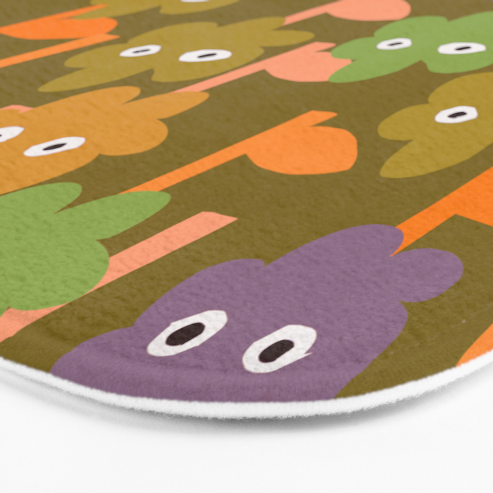 Suspicious Garden #1 Bath Mat Gallery Image 3