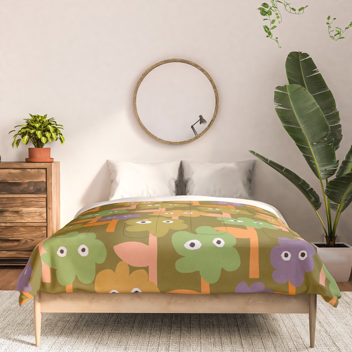 Suspicious Garden #1 Comforter Gallery Image 3