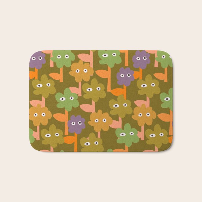 Suspicious Garden #1 Bath Mat Gallery Image 1