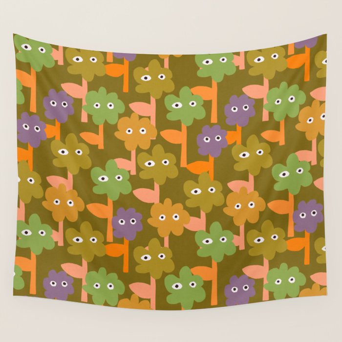 Suspicious Garden #1 Wall Tapestry Gallery Image 4