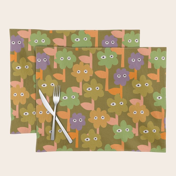 Suspicious Garden #1 Placemat Gallery Image 1