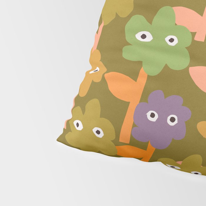 Suspicious Garden #1 Pillow Sham Gallery Image 4