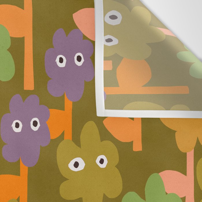 Suspicious Garden #1 Wall Tapestry Gallery Image 3