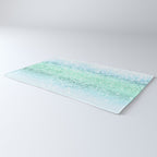 Aqua Seafoam Ocean Glitter #1 (Faux Glitter) #shiny #pastel #decor #art #society6 Rug Gallery Image 3