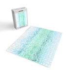 Aqua Seafoam Ocean Glitter #1 (Faux Glitter) #shiny #pastel #decor #art #society6 Jigsaw Puzzle Gallery Image 2