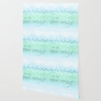 Aqua Seafoam Ocean Glitter #1 (Faux Glitter) #shiny #pastel #decor #art #society6 Wallpaper Gallery Image 2
