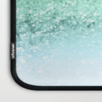 Aqua Seafoam Ocean Glitter #1 (Faux Glitter) #shiny #pastel #decor #art #society6 Laptop Sleeve Gallery Image 3