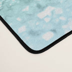 Aqua Seafoam Ocean Glitter #1 (Faux Glitter) #shiny #pastel #decor #art #society6 Desk Mat Gallery Image 4