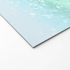 Aqua Seafoam Ocean Glitter #1 (Faux Glitter) #shiny #pastel #decor #art #society6 Welcome Mat Gallery Image 2