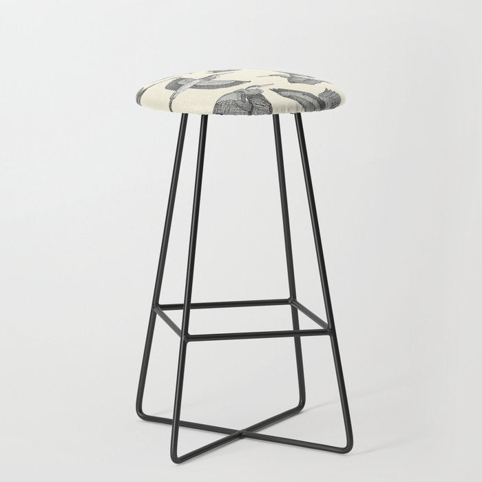 great blue herons pearl Stool Gallery Image 1