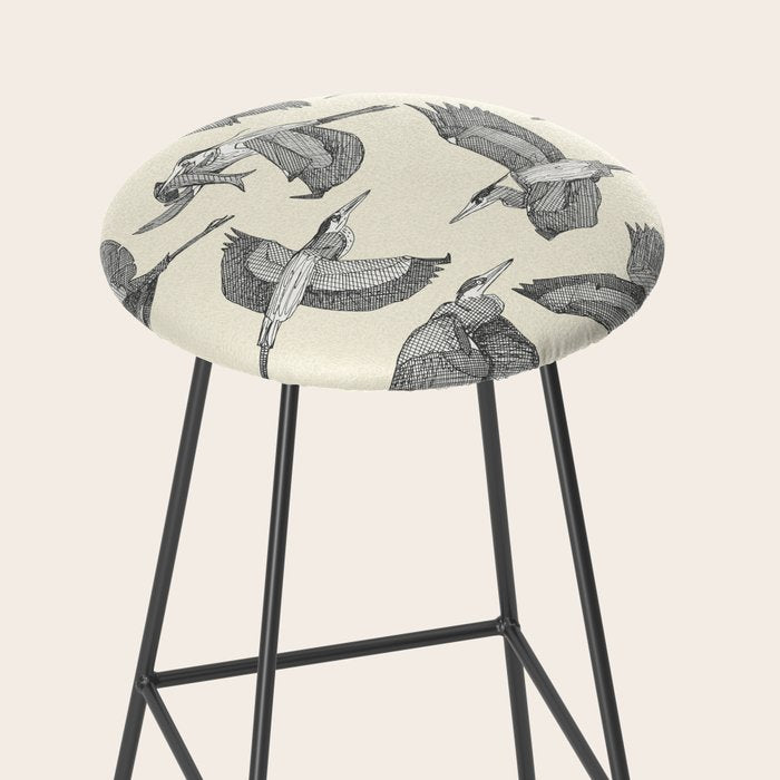 great blue herons pearl Stool Gallery Image 2