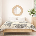 great blue herons pearl Duvet Cover Gallery Image 3
