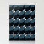Almond Shapes Pattern V Stationery Card Gallery Image 2
