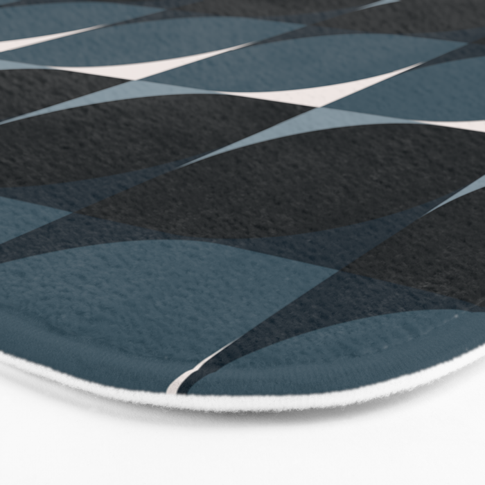 Almond Shapes Pattern V Bath Mat Gallery Image 3