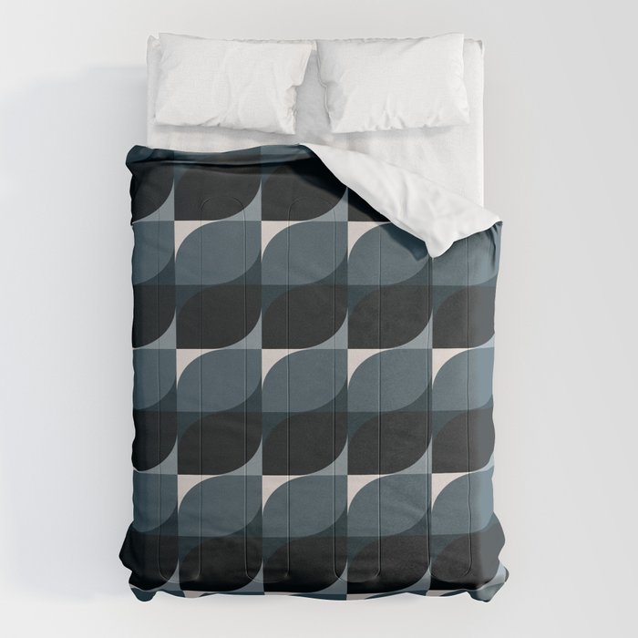 Almond Shapes Pattern V Comforter Gallery Image 6