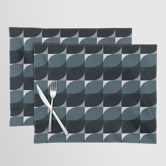 Almond Shapes Pattern V Placemat Gallery Image 1