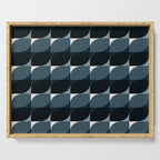 Almond Shapes Pattern V Serving Tray Gallery Image 1