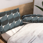 Almond Shapes Pattern V Pillow Sham Gallery Image 2