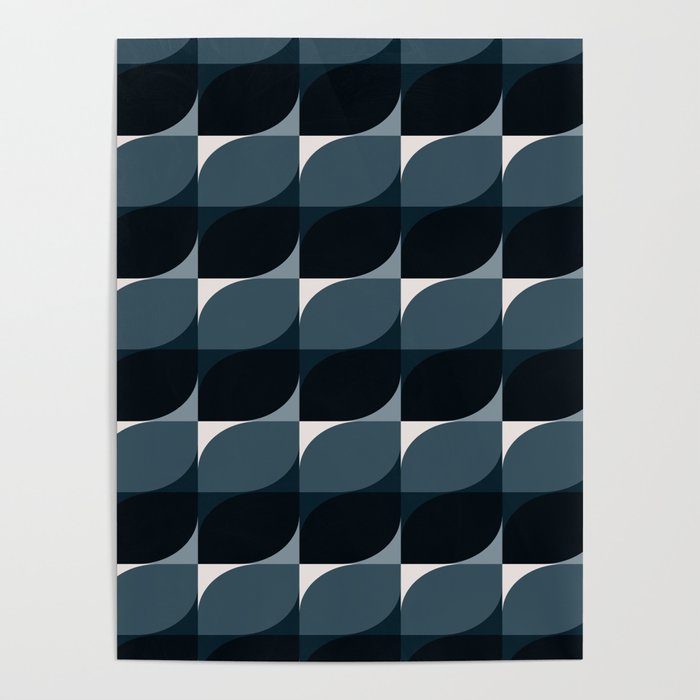 Almond Shapes Pattern V Poster Gallery Image 4