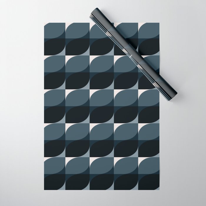 Almond Shapes Pattern V Wrapping Paper Gallery Image 1