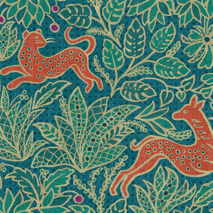 Jungle Fawn and Cat Coffee Mug Gallery Image 2