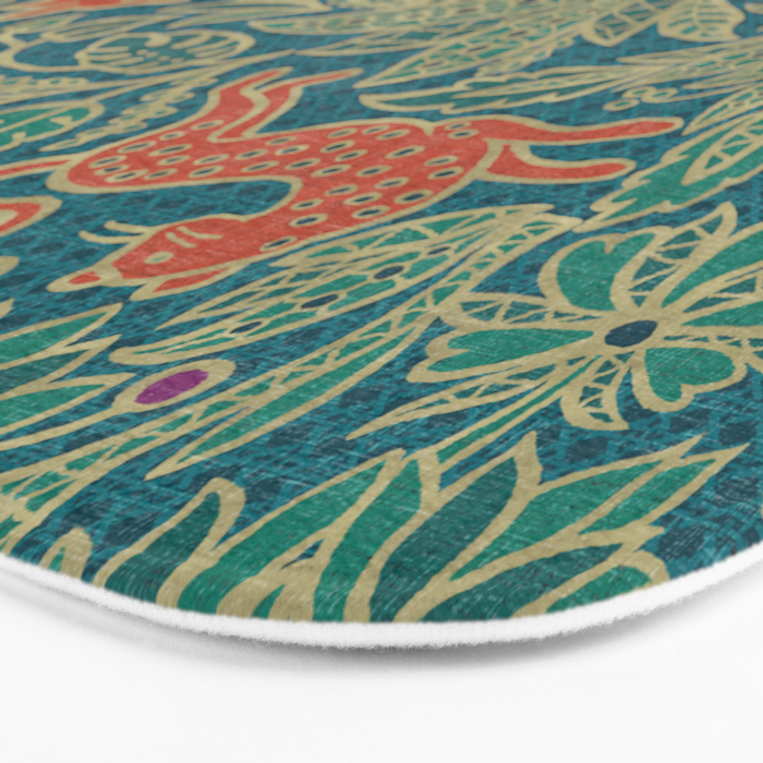 Jungle Fawn and Cat Bath Mat Gallery Image 3