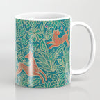 Jungle Fawn and Cat Coffee Mug Gallery Image 1