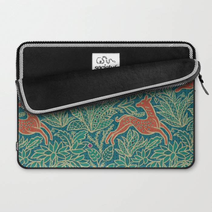 Jungle Fawn and Cat Laptop Sleeve Gallery Image 2