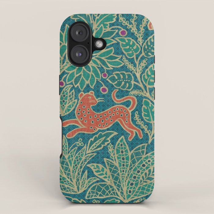 Jungle Fawn and Cat iPhone Case Gallery Image 1