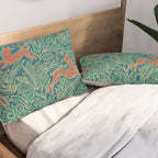 Jungle Fawn and Cat Pillow Sham Gallery Image 2