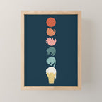 Cat Landscape 181: Cooling Down Mini Art Print Gallery Image 1