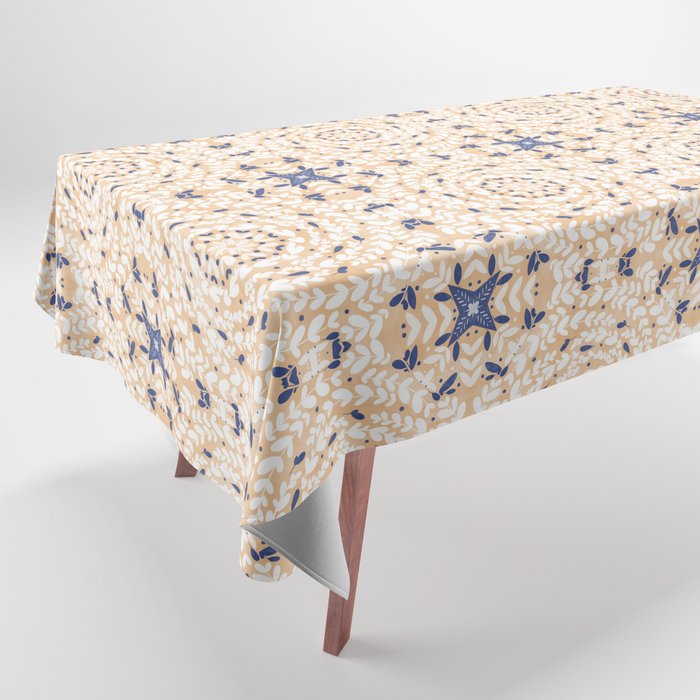 Pink Circular Nature Tiles PB Tablecloth Gallery Image 1