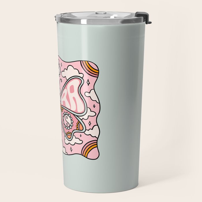 Libra Butterfly Travel Mug Gallery Image 2